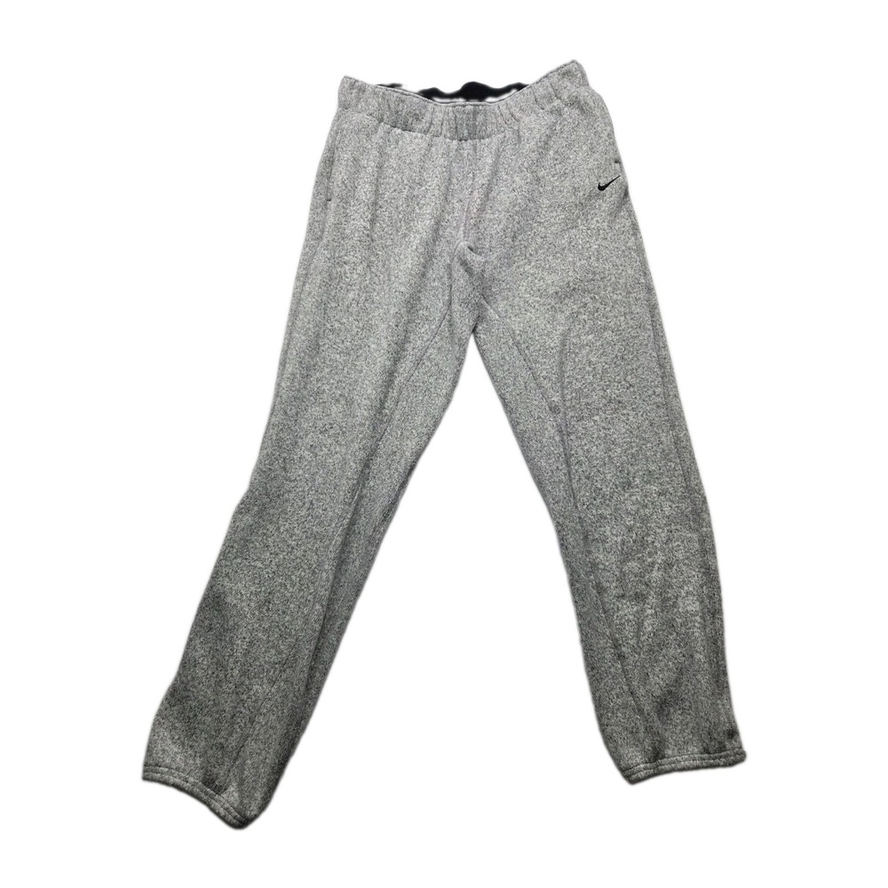 Nike Hypernatural Therma-FIT Pants Womens M Gray Fleece Zip Cuff 806982-063
